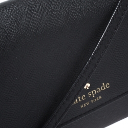 Pre Owned Kate Spade Black Leather Crossbody Bag