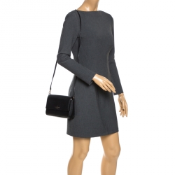 Pre Owned Kate Spade Black Leather Crossbody Bag