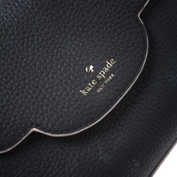 Kate Spade Black Leather Mini Nora Top Handle Bag