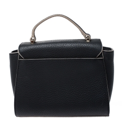 Kate Spade Black Leather Mini Nora Top Handle Bag