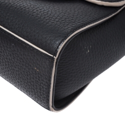 Kate Spade Black Leather Mini Nora Top Handle Bag