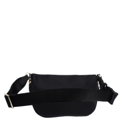 Pre Owned Kate Spade Black Satin Belt Bag