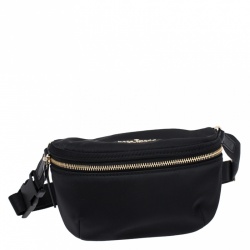 Pre Owned Kate Spade Black Satin Belt Bag
