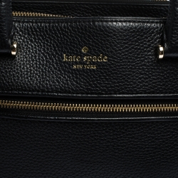Pre Owned Kate Spade Black Leather Kalen Chester Street Satchel
