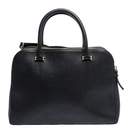 Pre Owned Kate Spade Black Leather Kalen Chester Street Satchel
