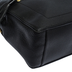 Pre Owned Kate Spade Black Leather Kalen Chester Street Satchel