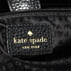 Pre Owned Kate Spade Black Leather Kalen Chester Street Satchel
