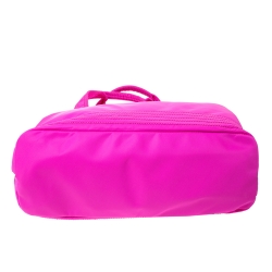 Pre Owned Kate Spade Fuchsia Nylon Flatiron Hana Tote