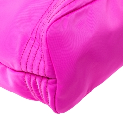 Pre Owned Kate Spade Fuchsia Nylon Flatiron Hana Tote