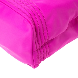 Pre Owned Kate Spade Fuchsia Nylon Flatiron Hana Tote