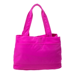 Pre Owned Kate Spade Fuchsia Nylon Flatiron Hana Tote
