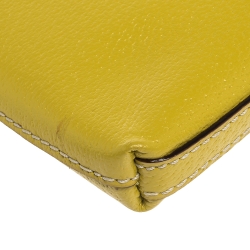 Pre Owned Kate Spade Yellow Leather Wellesley Shoulder Bag