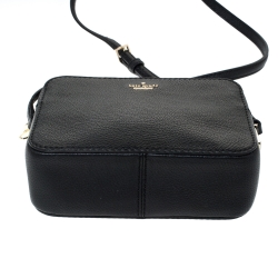 Pre Owned Kate Spade Black Leather Kingston Drive Arla Crossbody Bag
