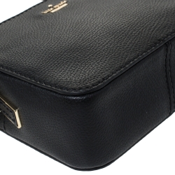 Pre Owned Kate Spade Black Leather Kingston Drive Arla Crossbody Bag
