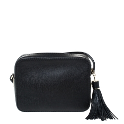 Pre Owned Kate Spade Black Leather Kingston Drive Arla Crossbody Bag