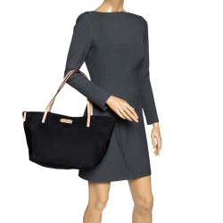 Pre Owned Kate Spade Black Nylon Kennedy Park Sophie Tote