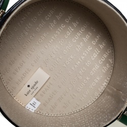 Pre Owned حقيبة كيت سبيد "واتركان" جلد أخضر 