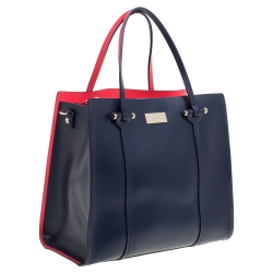مملوكة مسبقًا Kate Spade Navy Blue Leather Small Arbour Hill Elodie Tote