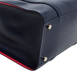 مملوكة مسبقًا Kate Spade Navy Blue Leather Small Arbour Hill Elodie Tote