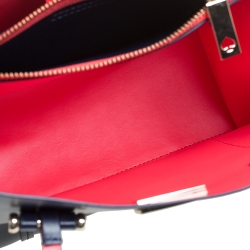 مملوكة مسبقًا Kate Spade Navy Blue Leather Small Arbour Hill Elodie Tote