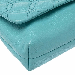 Pre Owned Kate Spade Light Blue Quilted Leather Astor Court Cynthia Shoulder Bag