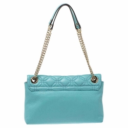 Pre Owned Kate Spade Light Blue Quilted Leather Astor Court Cynthia Shoulder Bag