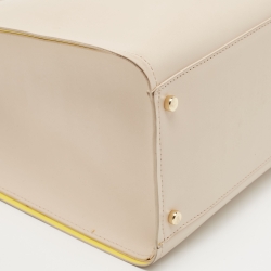 Kate Spade Light Beige/Yellow Leather Arbour Hill Kyra Tote