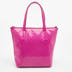 Kate Spade Pink Embossed Patent Leather Tote
