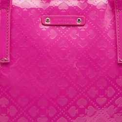 Kate Spade Pink Embossed Patent Leather Tote