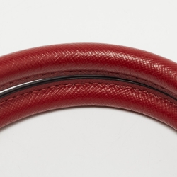 Pre Owned Kate Spade Red Saffiano Leather Medium Staci Satchel