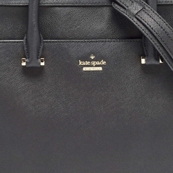 Pre Owned Kate Spade Black Leather Laptop Bag