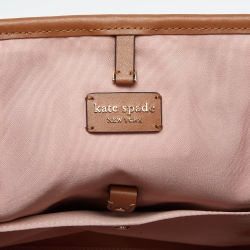 Kate Spade Multicolor Canvas and Leather Shopper Tote