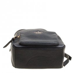 Pre Owned Kate Spade Black Leather Jackson Backpack