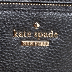 Pre Owned Kate Spade Black Leather Jackson Backpack
