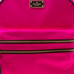 Pre Owned Kate Spade Pink Nylon Bradley Backpack