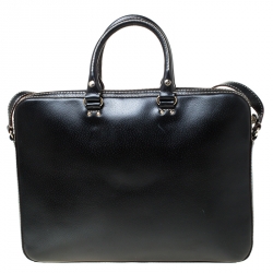 Pre Owned Kate Spade Black Leather Wellesley Laptop Bag