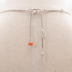 Pre Owned KENZO Silver Bib Necklace