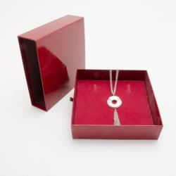Pre Owned KENZO MOP Silver Necklace