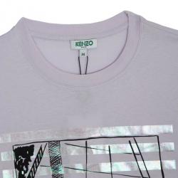 Pre Owned Kenzo Pink Printed T-Shirt M