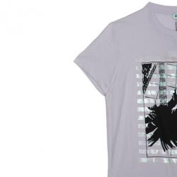 Pre Owned Kenzo Pink Printed T-Shirt M