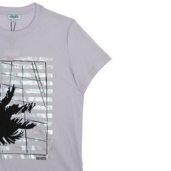 Pre Owned Kenzo Pink Printed T-Shirt M