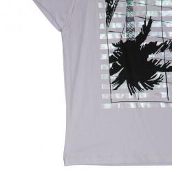 Pre Owned Kenzo Pink Printed T-Shirt M