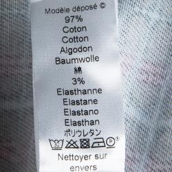 Pre Owned Kenzo Multicolor Printed Denim Straight Fit Jeans L