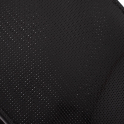 Pre Owned Kenzo Black Perforated Patent Leather Phone Bag