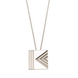 Pre Owned Kenzo Sterling Silver Pendant Necklace