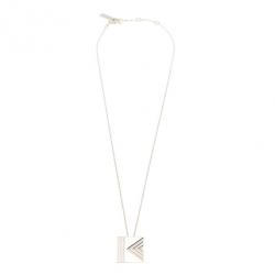 Pre Owned Kenzo Sterling Silver Pendant Necklace