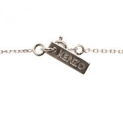 Pre Owned Kenzo Sterling Silver Pendant Necklace