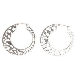 مملوكة مسبقًا Kenzo Silver Hoop Earrings