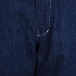 Pre Owned Kenzo Indigo Dark Wash Denim Straight Fit Jeans M