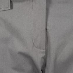 Pre Owned Kenzo Grey Cotton Tailored Trousers L